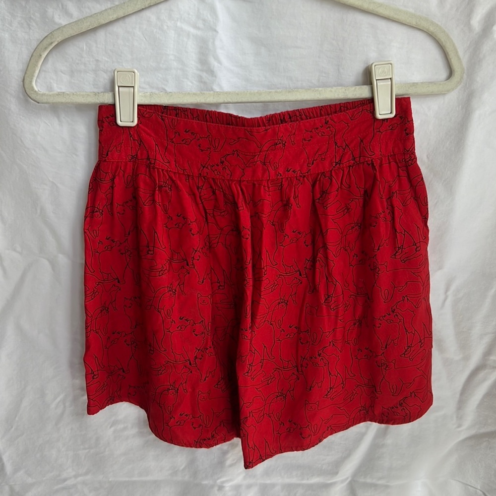 Red Cat Skirt